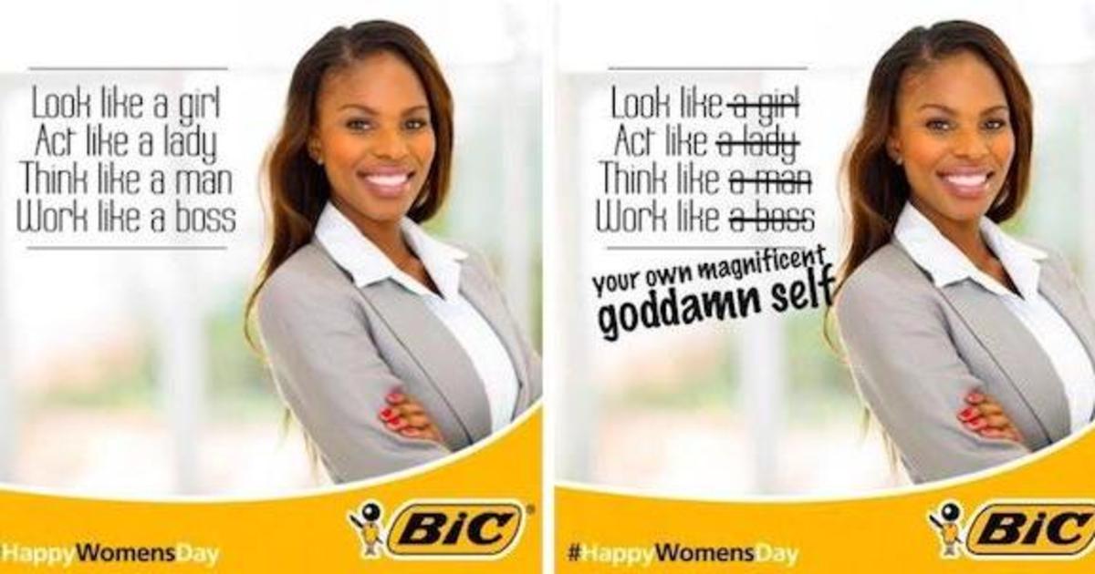 Пользователей возмутила сексистская реклама Bic.