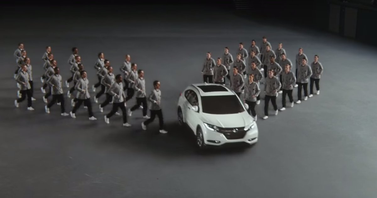 Honda использовала японское «коллективное действие» в рекламе нового HR-V.