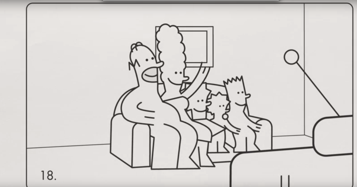 Гомер Симпсон попытался собрать диван по инструкции IKEA.