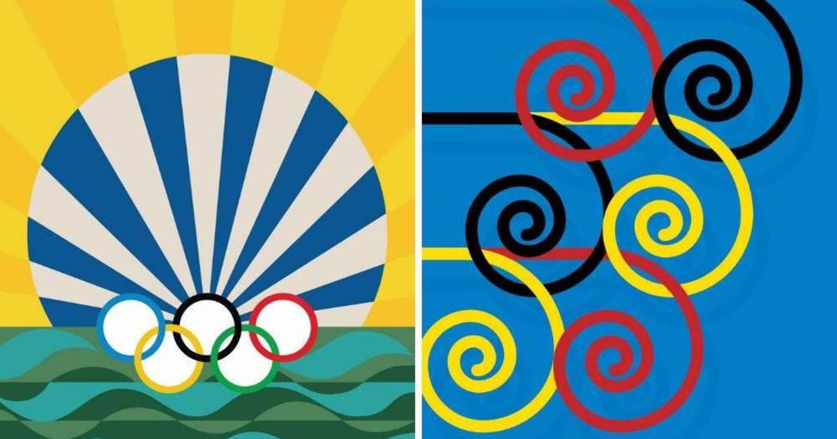 В Рио представили официальные постеры для Олимпийских Игр.
