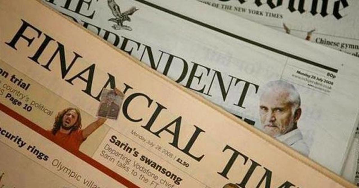 The Financial Times предложила читателям «заполнить пропуски».