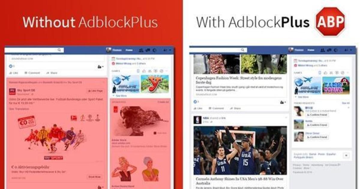 AdBlock «бросил вызов» Facebook.