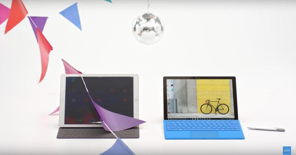 Microsoft раскритиковал Apple в новом ролике Surface Pro.