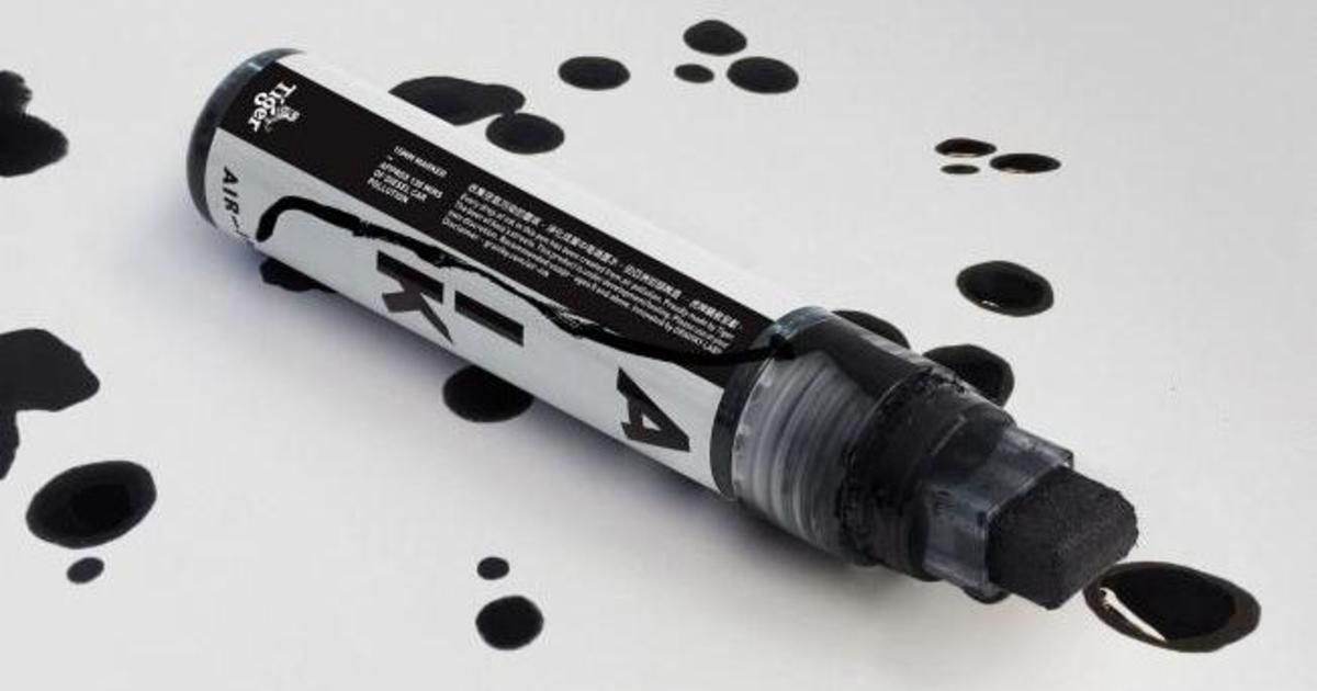 Пивной бренд создал чернила из загрязненного воздуха.