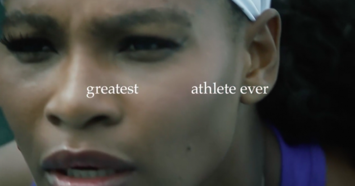 Nike назвал Серену Уильямс величайшим спортсменом в новом ролике от W+K.