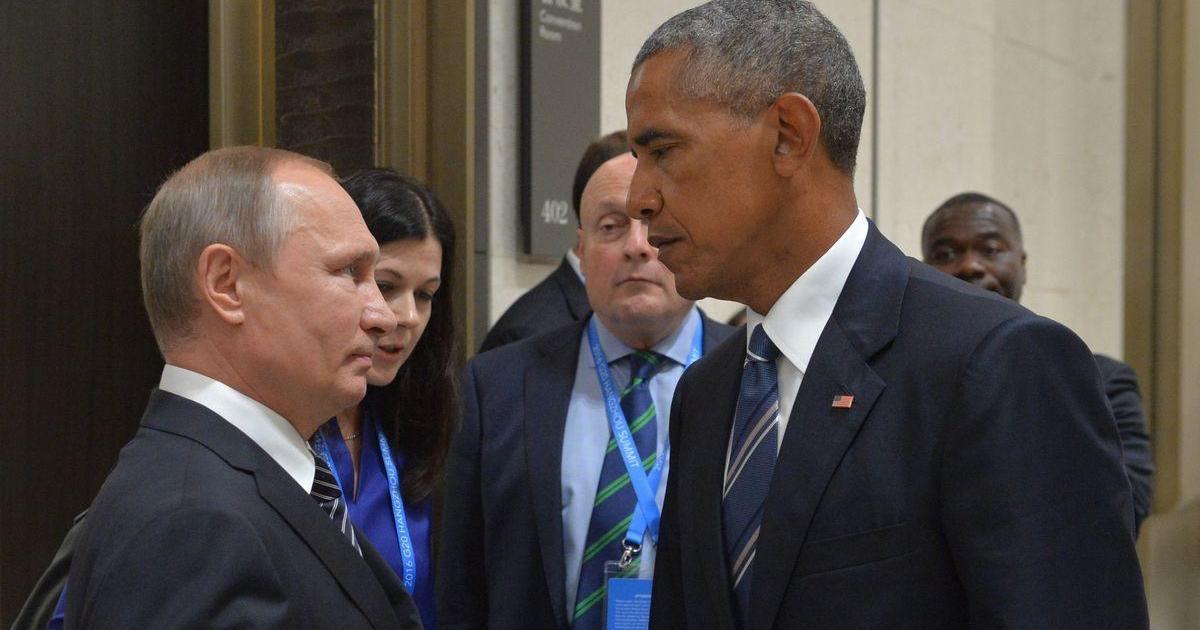 Холодная встреча Путина и Обамы в Китае спровоцировала Photoshop-битву.