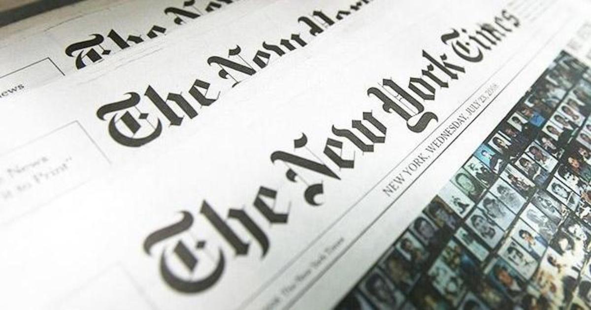 The New York Times заменил стандартные рекламные баннеры.