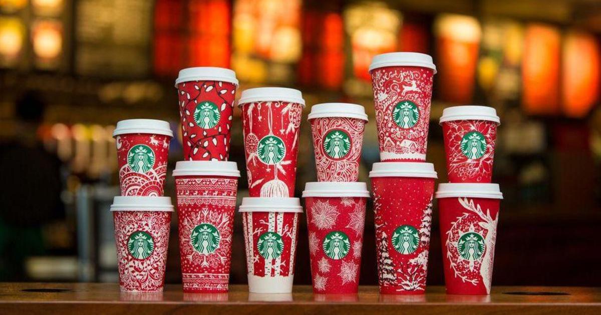 Рождественские чашки Starbucks украсили рисунки 13 женщин из 6 стран.