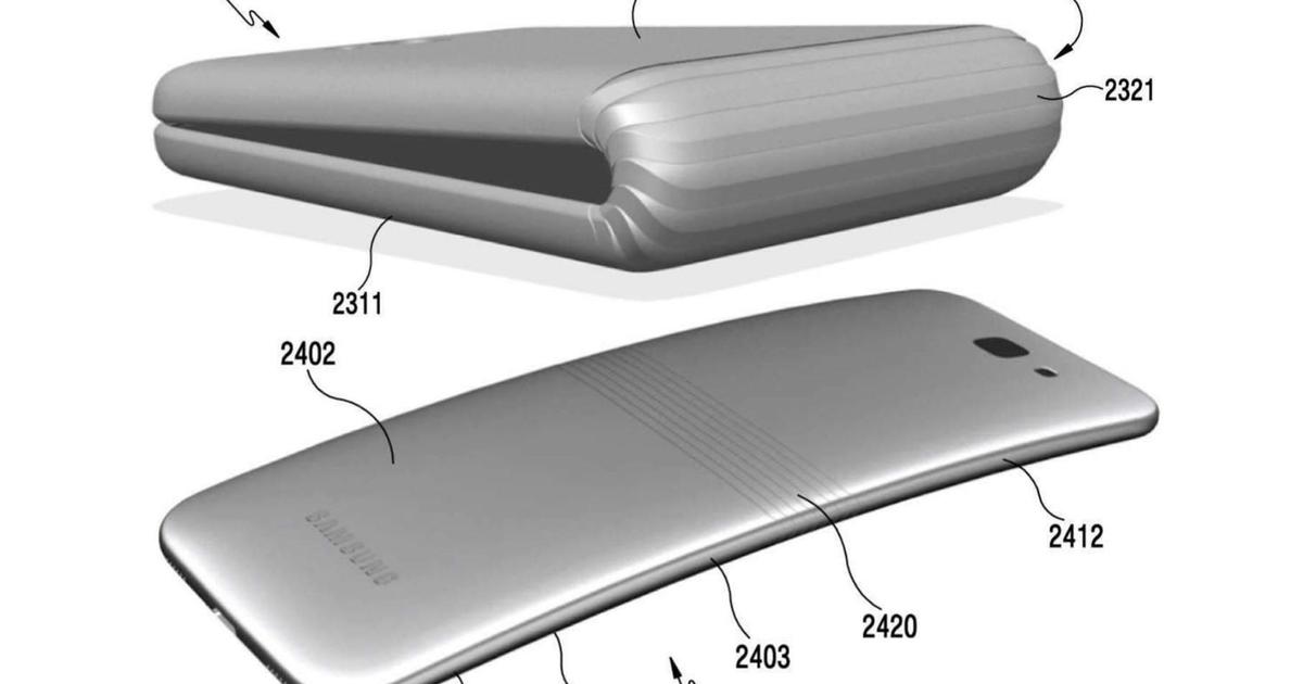 Привет из нулевых: Samsung патентует складывающийся смартфон.