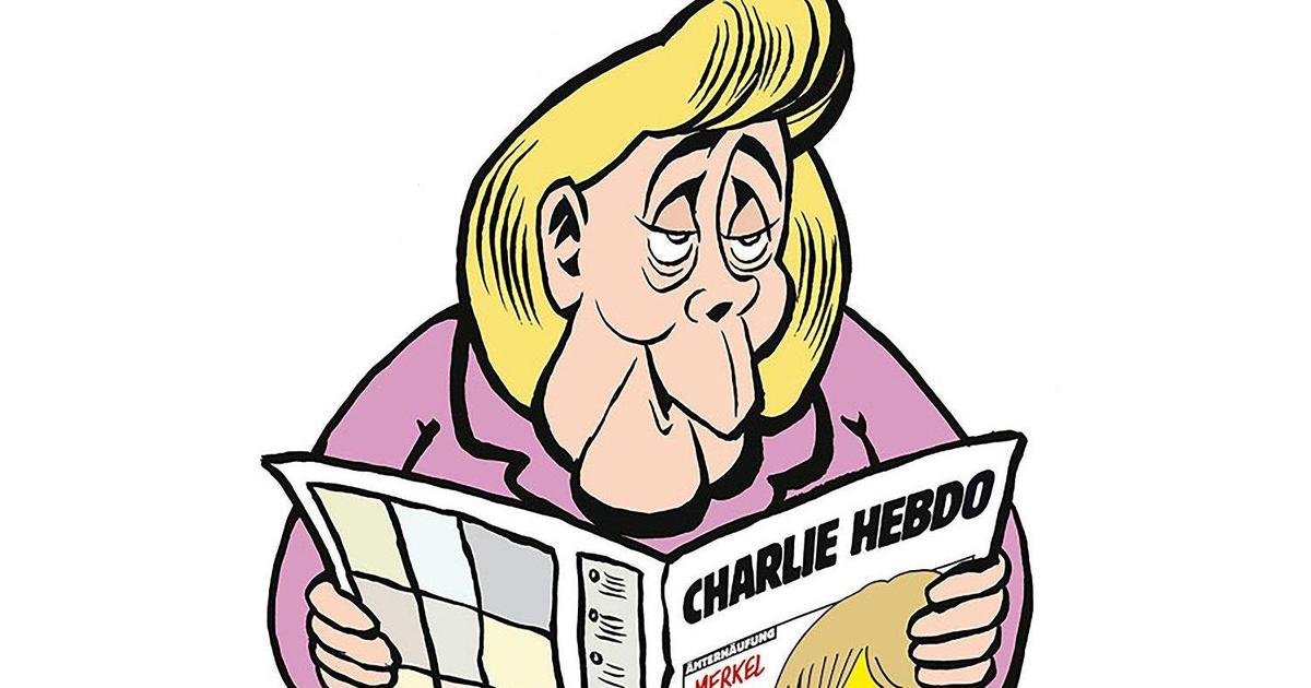 Первый немецкий Charlie Hebdo вышел с карикатурами на Меркель.