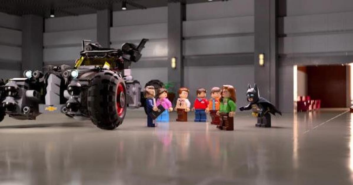 Chevrolet собрал бэтмобиль из кубиков Lego.