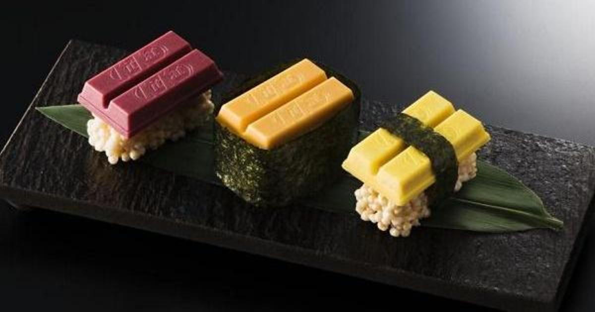 Kit Kat порадовал японцев шоколадными суши.