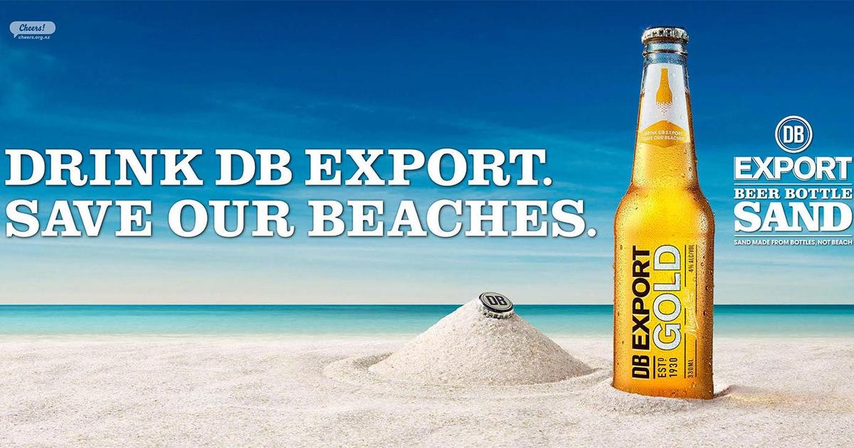 Производитель пива будет спасать пляжи, превращая бутылки в песок.