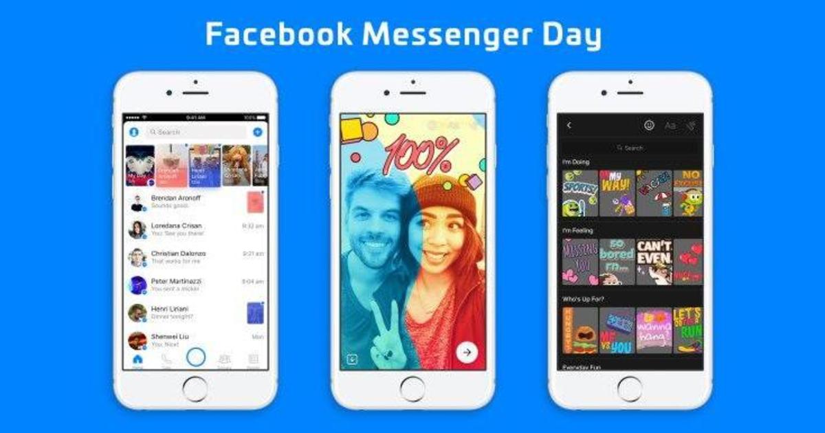 Facebook запустил клона Snapchat в Messenger.