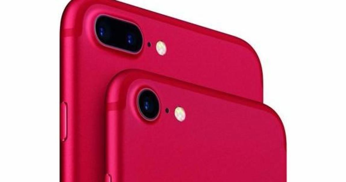 Apple, наконец, представила красный смартфон.