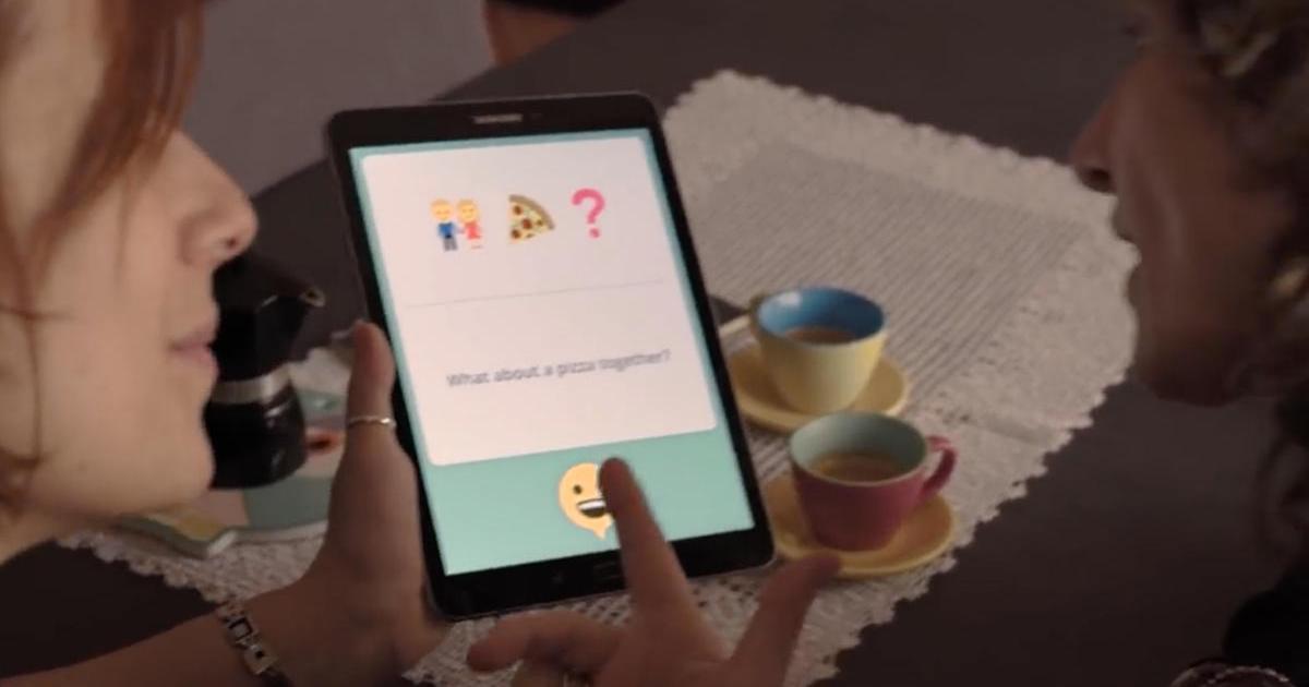 Samsung переводит фразы в эмодзи, чтобы помочь людям с нарушением речи.