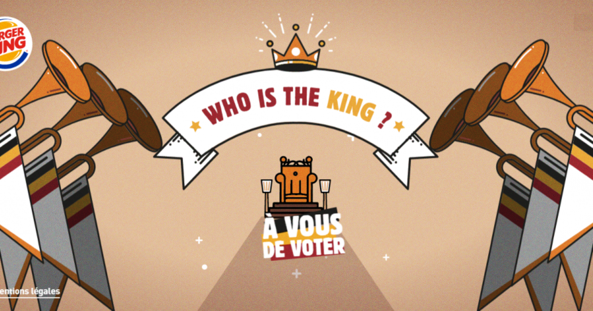 Кто король? Реклама Burger King рассердила бельгийскую монархию.
