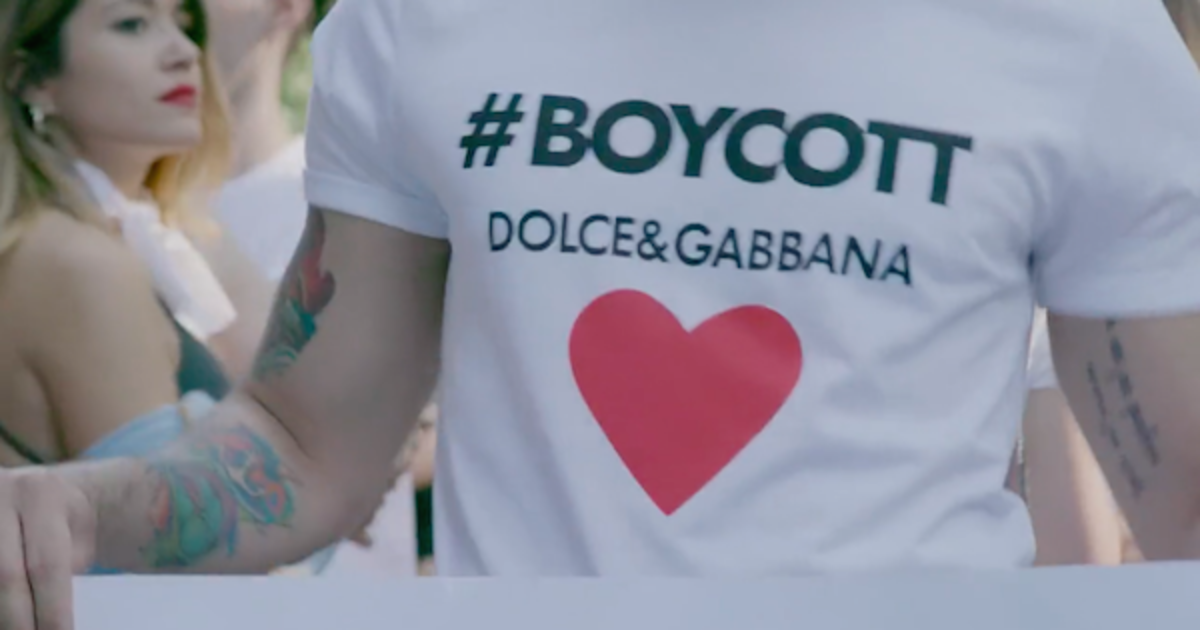 Новая кампания Dolce &#038; Gabbana призвала бойкотировать Dolce &#038; Gabbana.