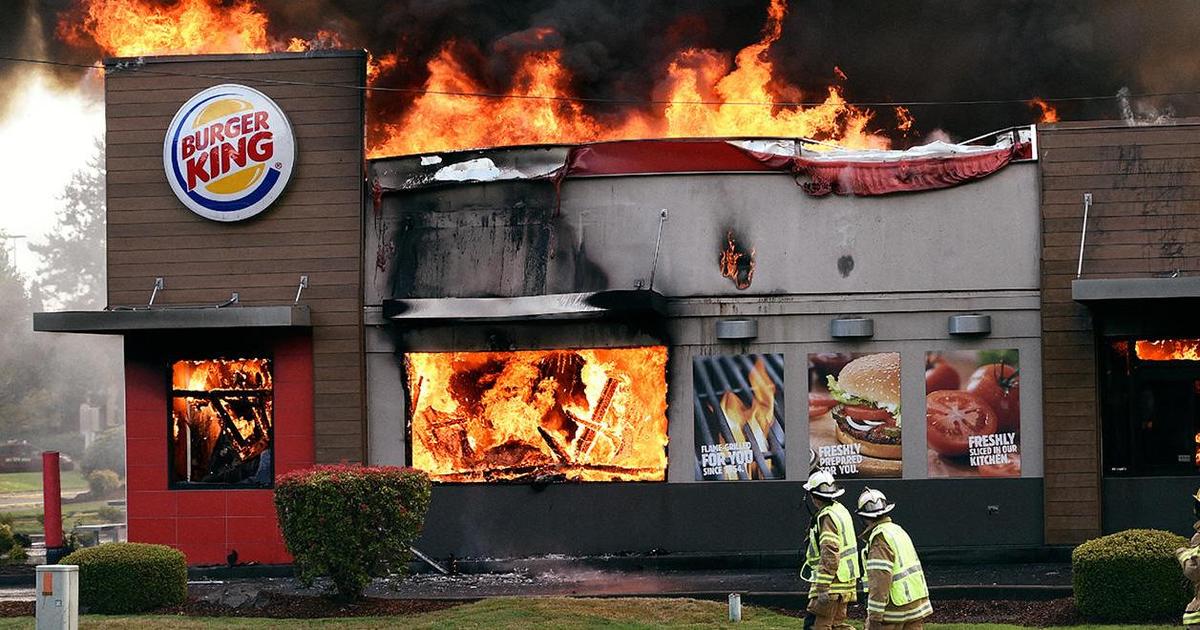 «Горящие рестораны» Burger King признаны идеальными принтами в Каннах.