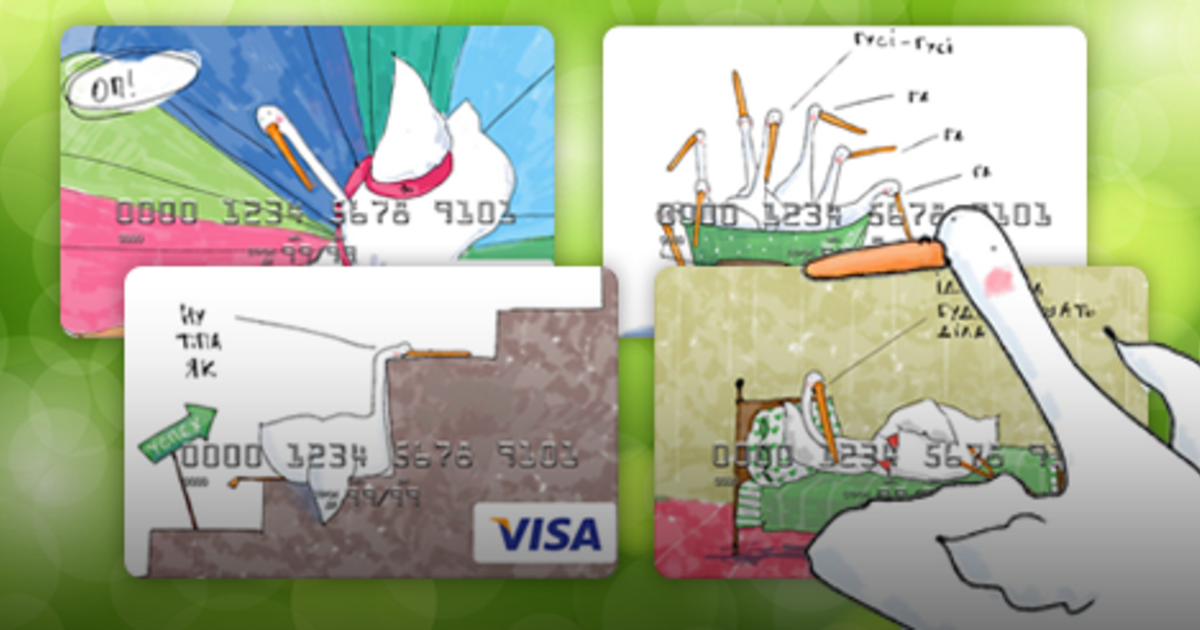 ПриватБанк выпустил карточки с изображением Гуся.