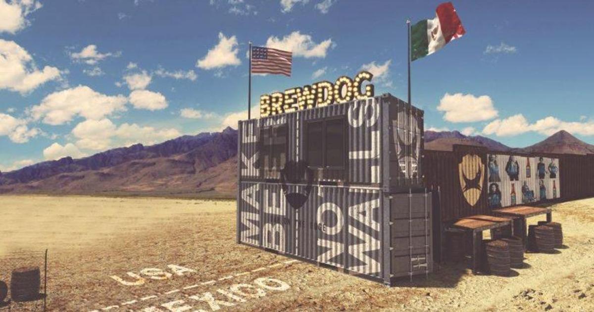 Пивоварня потроллила Трампа баром на месте стены с Мексикой.