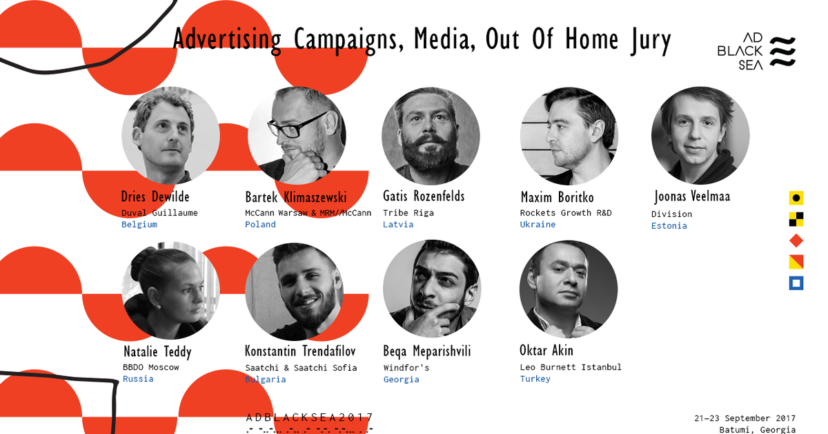 Ad Black Sea 2017: состав жюри Advertising Campaigns, Media и Out of Home.