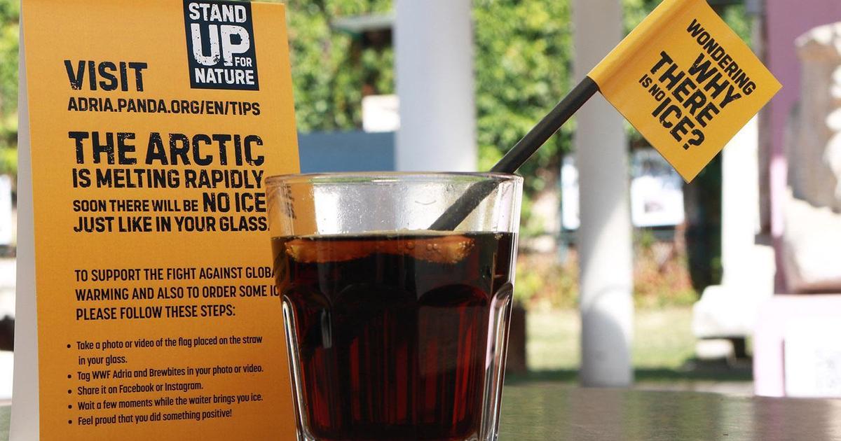 В Хорватии гостям предложили напитки без льда в рамках социальной кампании.