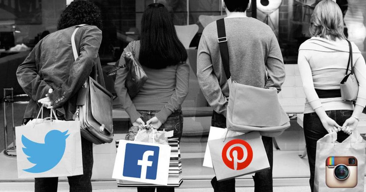Facebook оказывает большее влияние на покупки, чем Snapchat и Instagram.