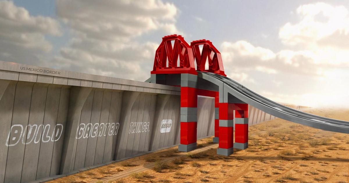 LEGO решило проблему со стеной Трампа на границе с Мексикой.
