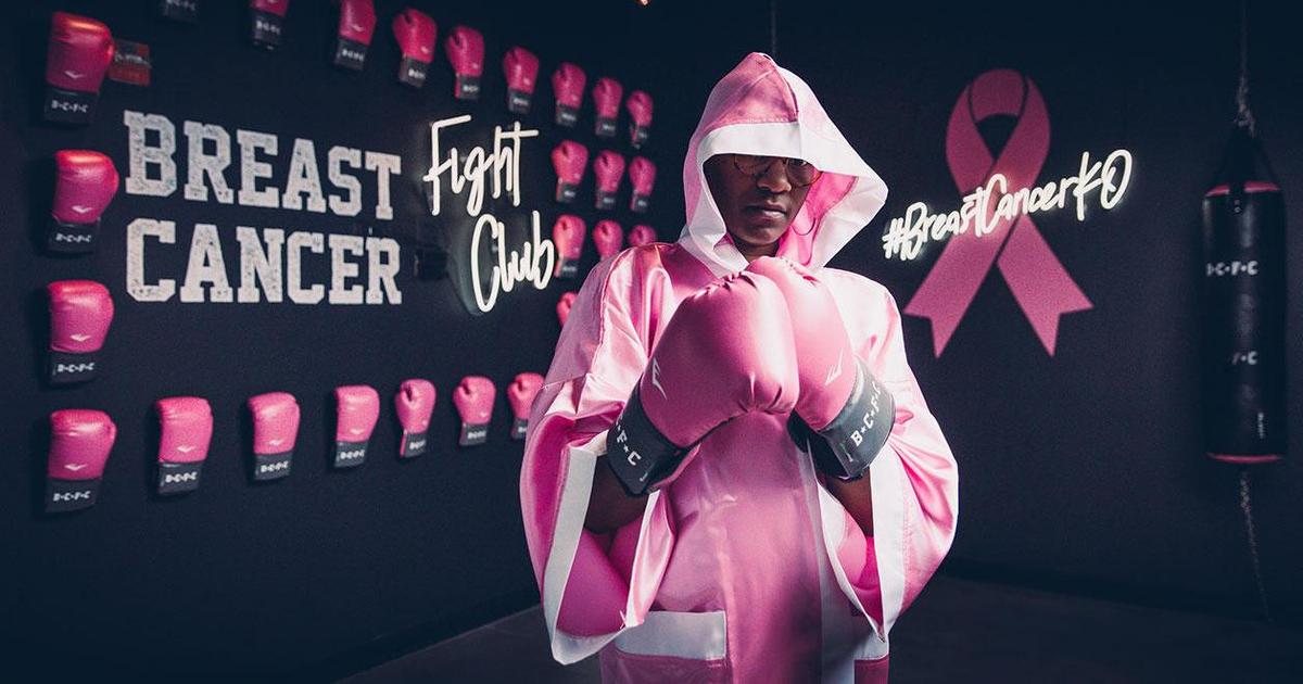 Havas Chicago установило боксерский ринг для борьбы с раком груди.
