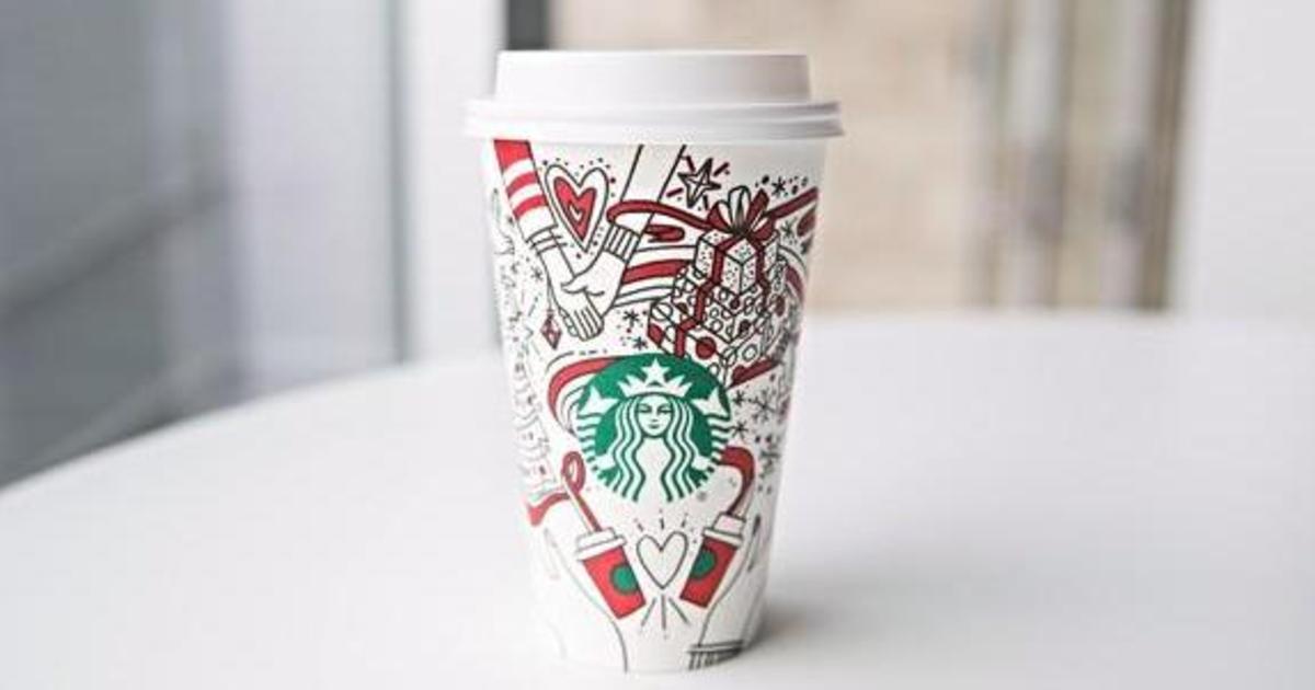 Starbucks выпустила незаконченные рождественские стаканы.