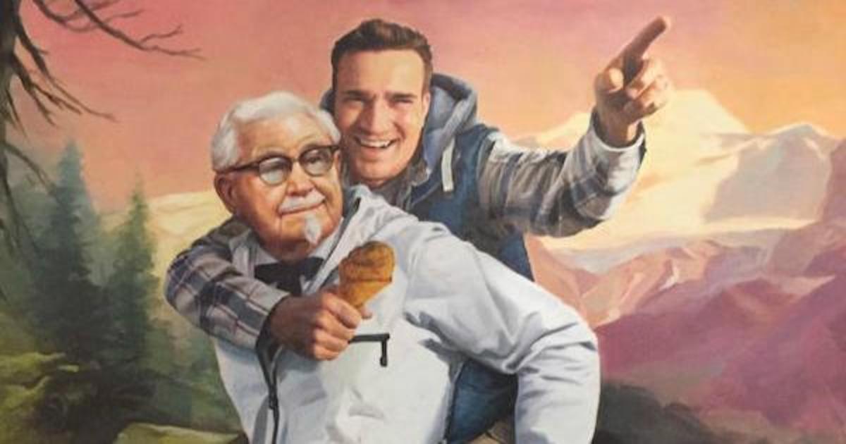KFC заказал портрет пользователя, заметившего шутку бренда в Twitter.