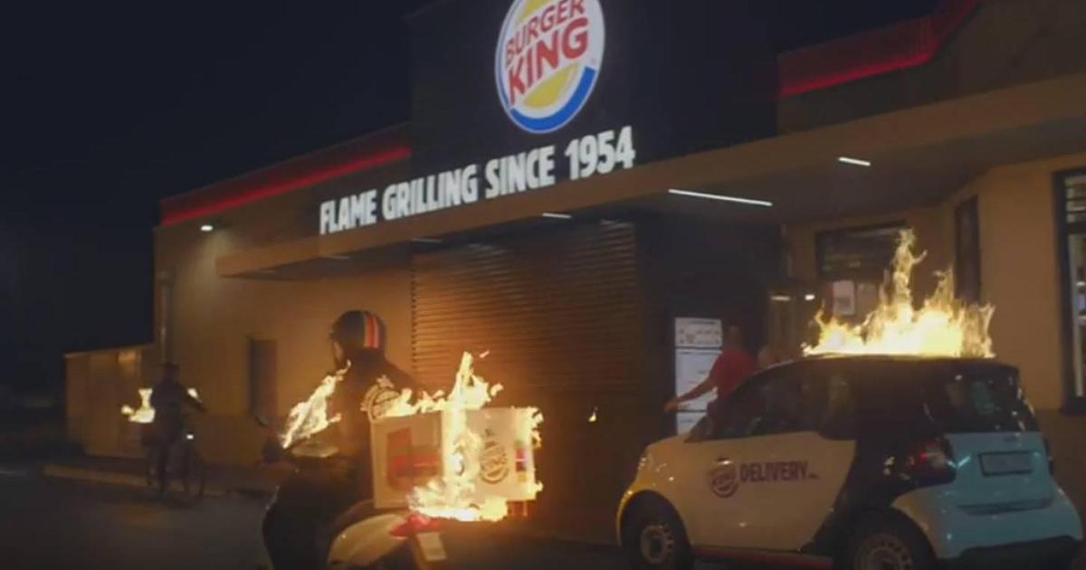 Burger King «поджарил» курьеров в рекламе доставки.