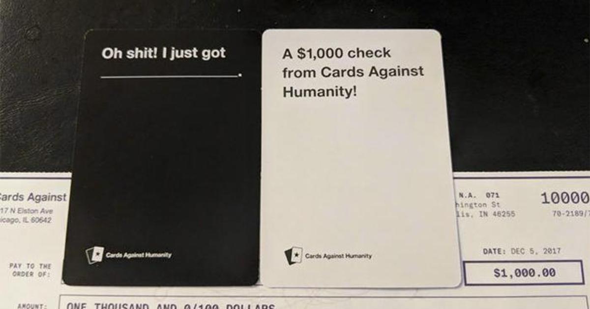 Cards Against Humanity сыграли в Робин Гуда.