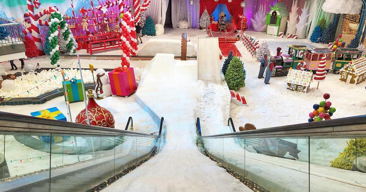Samsung превратил заброшенный торговый центр в зимнюю сказку для детей.