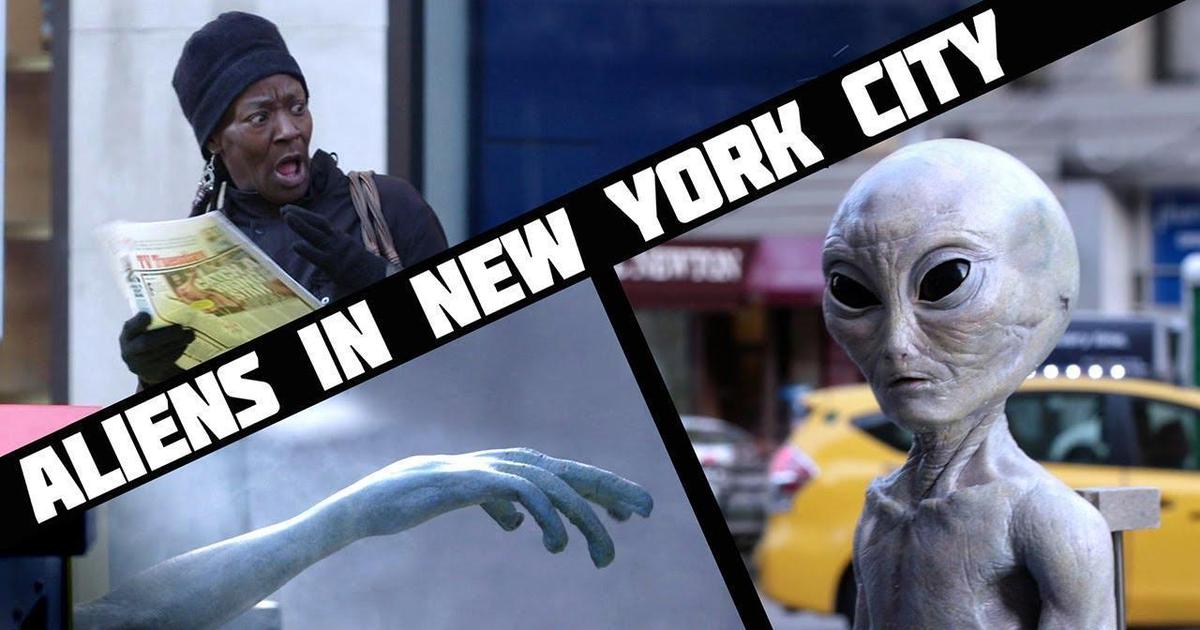 Пришельцы до смерти напугали жителей Нью-Йорка в ambient-кампании Fox.