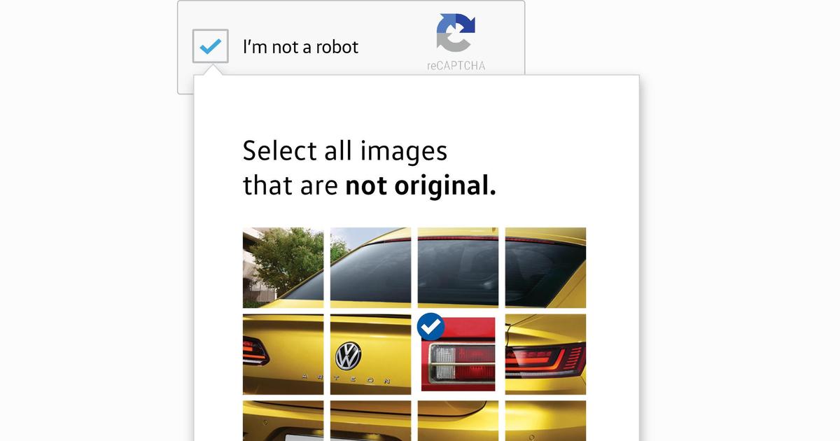 Volkswagen использовал систему reCAPTCHA в новой рекламной кампании.