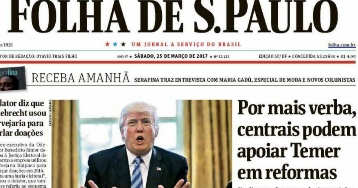Крупнейшая бразильская газета ушла из Facebook.
