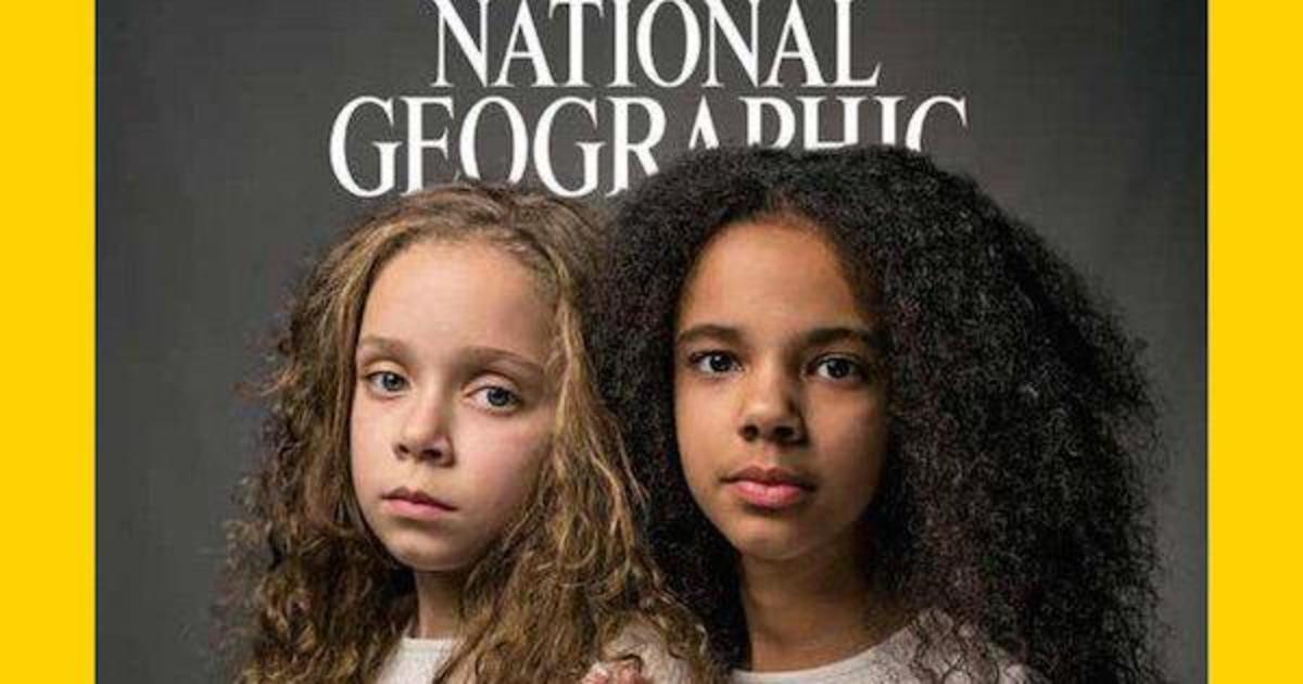 National Geographic поместил на обложку межрасовых сестер-двойняшек.