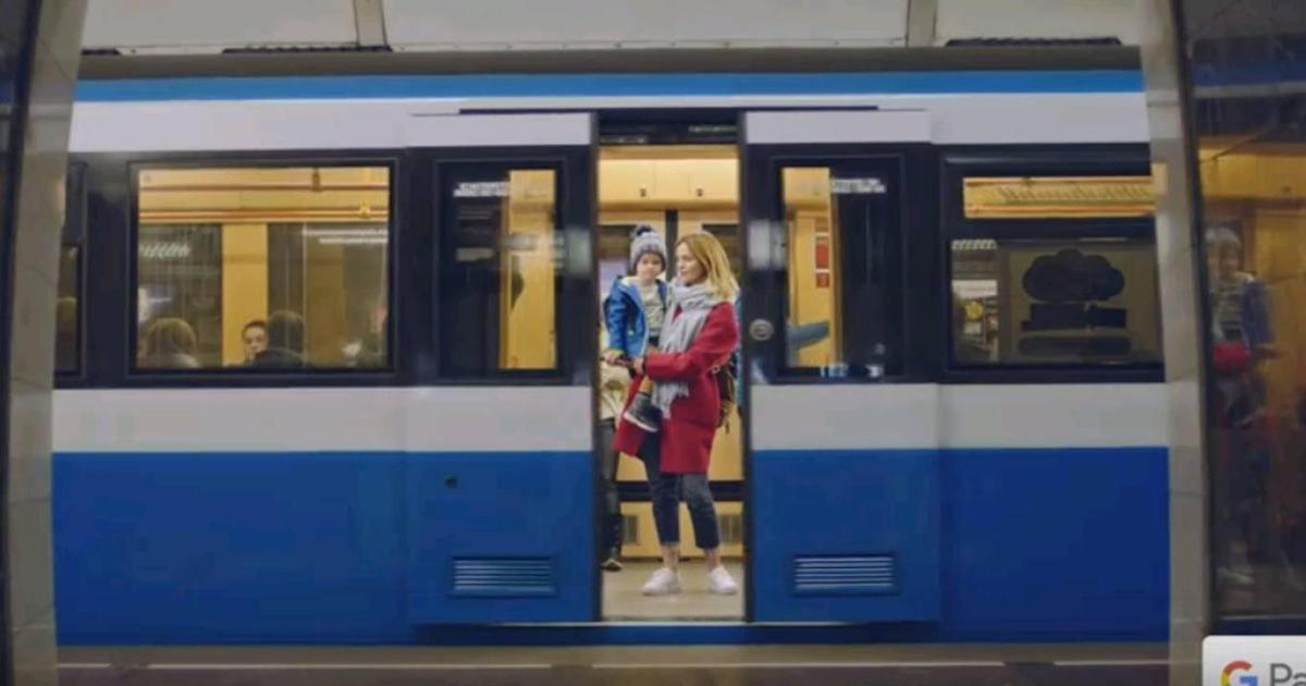 Google снял серию роликов в киевском метро.