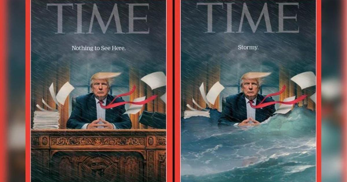 Новая обложка Time показала неспокойное президентство Трампа.