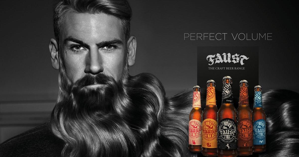 В рекламе указали, почему бородатые хипстеры и пиво – идеальное сочетание.