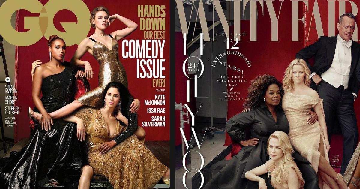 «Комедийная» обложка GQ высмеяла фейлы Фотошопа Vanity Fair.