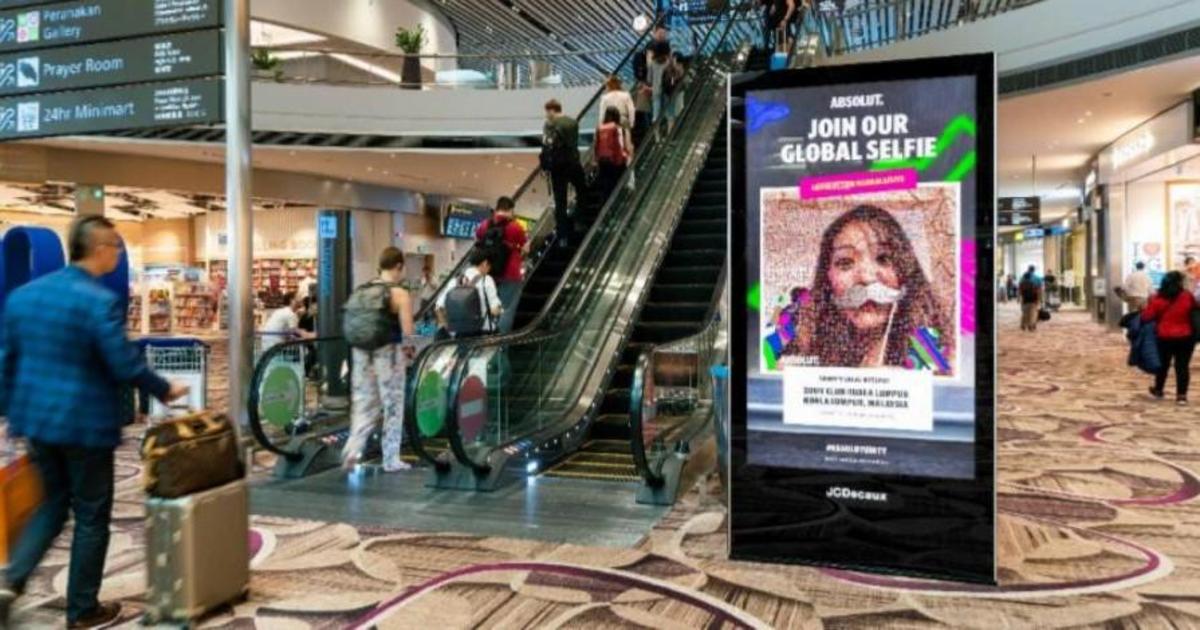 Absolut запустил глобальную интерактивную сэлфи-кампанию в аэропортах.
