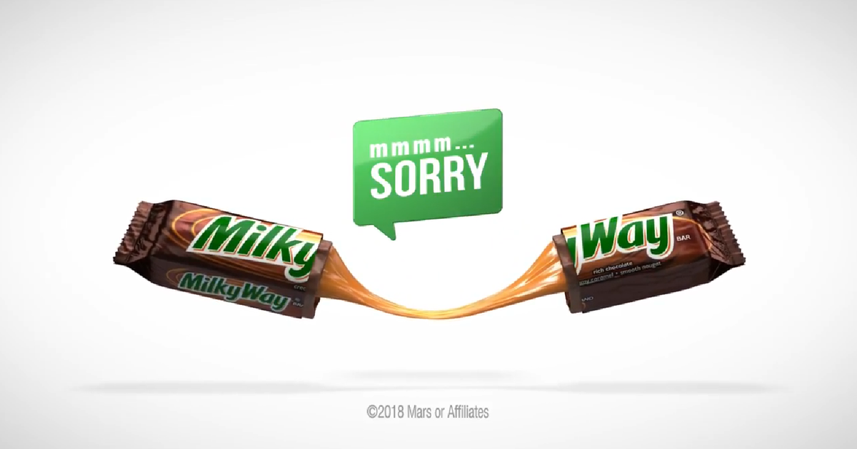 Milky Way запустила новую кампанию #mmmmSorry к походному сезону.