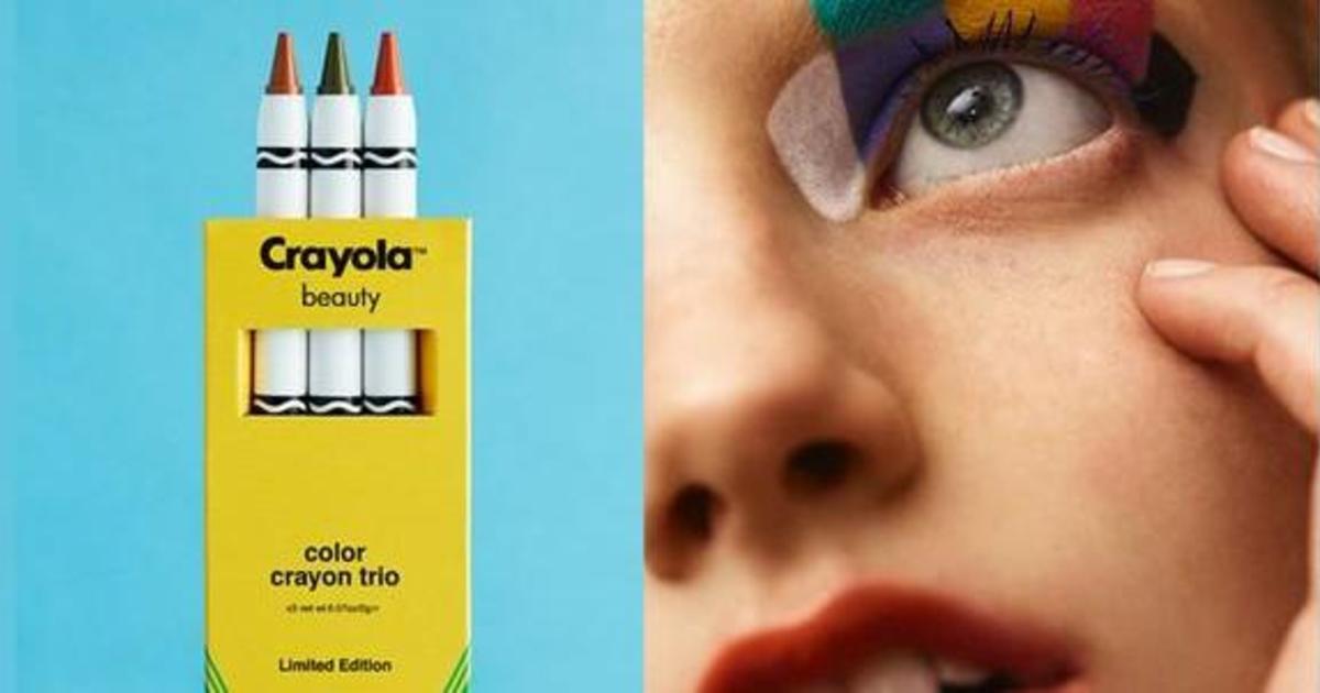 Бренд мелков Crayola запустил линейку для макияжа.