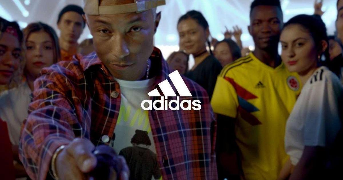 Adidas собрал 56 креаторов из мира спорта и культуры в ролике к ЧМ-2018.