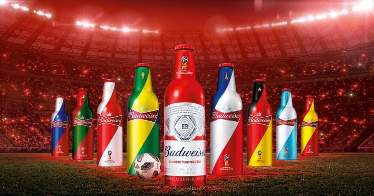 Budweiser выпустил коллекционные бутылки к ЧМ-2018.