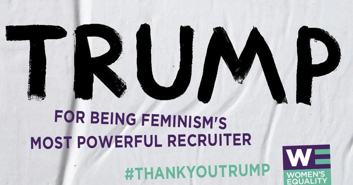 Феминистическая политическая партия поблагодарила Трампа за сексизм.