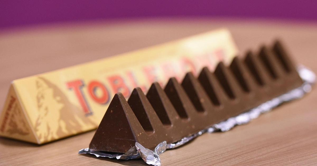 Шоколад Toblerone возвращается к первоначальному дизайну.